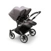 BUGABOO Donkey5 Kompletní kočárek Twin Graphite/Grey Melange/Grey Melange
