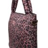 STUDIO NOOS Přebalovací taška Puffy Diaper Bag Red Leopard