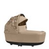 CYBEX Platinum Priam Lux Carry Cot Simply Flowers Mid Beige