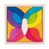 GOKI Dřevěné stavební puzzle Motýl Mariposa