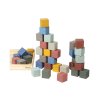 KINDSGUT Dřevěné kostky barevné