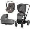 CYBEX Priam Kompletní set Rosegold/Manhattan Grey + Cloud Z i-Size Plus Soho Grey