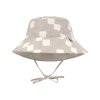 LÄSSIG Sun Protection Bucket Hat Checkbo.stone/Seasalt