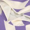 LÄSSIG Beach Poncho Stripes Purple/Sea Salt
