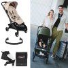 BUGABOO Butterfly 2 Black/Desert Taupe + příslušenství