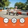 ZOPA Racer Odrážedlo s brzdou Coconut White