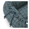LIEWOOD Gro Babylift/Baby nest Check/Whale Blue