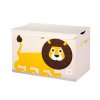 3 SPROUTS Truhla na hračky Lion Yellow