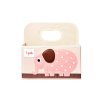 3 SPROUTS Úložný košík na přebalovací pult Elephant Pink