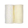 LODGER Swaddler Solid Matcha 2balení 110 x 110 cm Butter