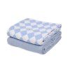 LODGER Swaddler Solid Matcha 2balení 110 x 110 cm Blue Fogg