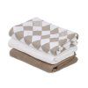 LODGER Swaddler Solid Matcha 3balení 70 x 70 cm Buffalo