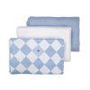 LODGER Swaddler Solid Matcha 3balení 70 x 70 cm Blue Fogg
