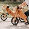 KINDERFEETS Tříkolka a odrážedlo Tiny Tot Plus 2v1 Bamboo