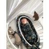 SLEEPEE Hnízdečko pro miminko Newborn Jungle Dark Blue