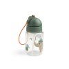 DONE BY DEER Láhev s brčkem Tiny Trails 280 ml zelená