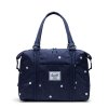 HERSCHEL SUPPLY Strand Sprout Polka Dot Crosshatch Peacoat