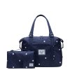 HERSCHEL SUPPLY Strand Sprout Polka Dot Crosshatch Peacoat
