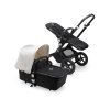 BUGABOO Cameleon3 Plus Kompletní kočárek Black/Fresh White letní set Grey Melange