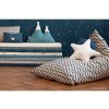 NOBODINOZ Essaouira Sedací vak Gold Stella/Night Blue
