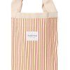 STUDIO NOOS Poplin Beach Bag Butter Yellow Stripped
