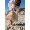 STUDIO NOOS Poplin Beach Bag Butter Yellow Stripped