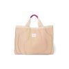 STUDIO NOOS Poplin Beach Bag Butter Yellow Stripped