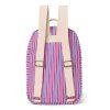 STUDIO NOOS Dětský batoh Poplin Midi Raspberry Stripped
