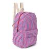 STUDIO NOOS Dětský batoh Poplin Midi Raspberry Stripped