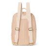 STUDIO NOOS Dětský batoh Poplin Midi Butter Yellow Stripped
