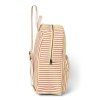STUDIO NOOS Dětský batoh Poplin Midi Butter Yellow Stripped