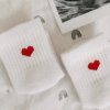 EULENSCHNITT Kojenecké ponožky Heart Red