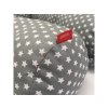AESTHETIC Víceúčelový válec pro miminko a maminku bavlněné plátno 150 cm hvězdička šedá