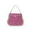 STUDIO NOOS MACRAME Mom Bag Síťka Natural & vnitřní taška Purple Green