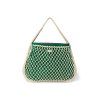 STUDIO NOOS MACRAME Mom Bag Síťka Natural & vnitřní taška Purple Green