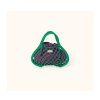 STUDIO NOOS MACRAME Mini Hand Bag Síťka Green & vnitřní taška Purple Green