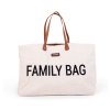 CHILDHOME Cestovní Taška Family Bag Teddy Off White
