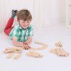 BIGJIGS Rail Dřevěné koleje set 24 dílů