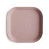 MUSHIE Sada dětských hranatých talířů 2 ks Blush