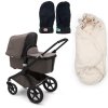 BUGABOO Fox2 Mineral complete Black/Taupe + DÁRKY Black/Offwhite