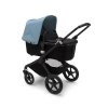 BUGABOO Fox2 Kompletní kočárek Black/Black/Vapor Blue + DÁRKY Donkey