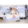 MOMI Postýlka Smart Bed 4v1 Světle šedá