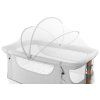 MOMI Postýlka Smart Bed 4v1 Světle šedá