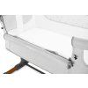 MOMI Postýlka Smart Bed 4v1 Světle šedá