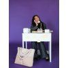 STUDIO NOOS Taška Mom Bag Patchwork Oatmeal