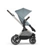 CYBEX EOS Lux Set Stormy Blue + Aton B2 i-Size Grey + Deka Dove Grey