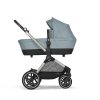 CYBEX EOS Lux Set Stormy Blue + Aton B2 i-Size Grey + Deka Dove Grey