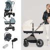 CYBEX EOS Lux Set Stormy Blue + Aton B2 i-Size Grey + Deka Dove Grey