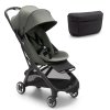 BUGABOO Butterfly Black/Forest Green/Forest Green + organizér Midnight Black