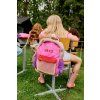 STUDIO NOOS Patchwork Midi batůžek Bright pink